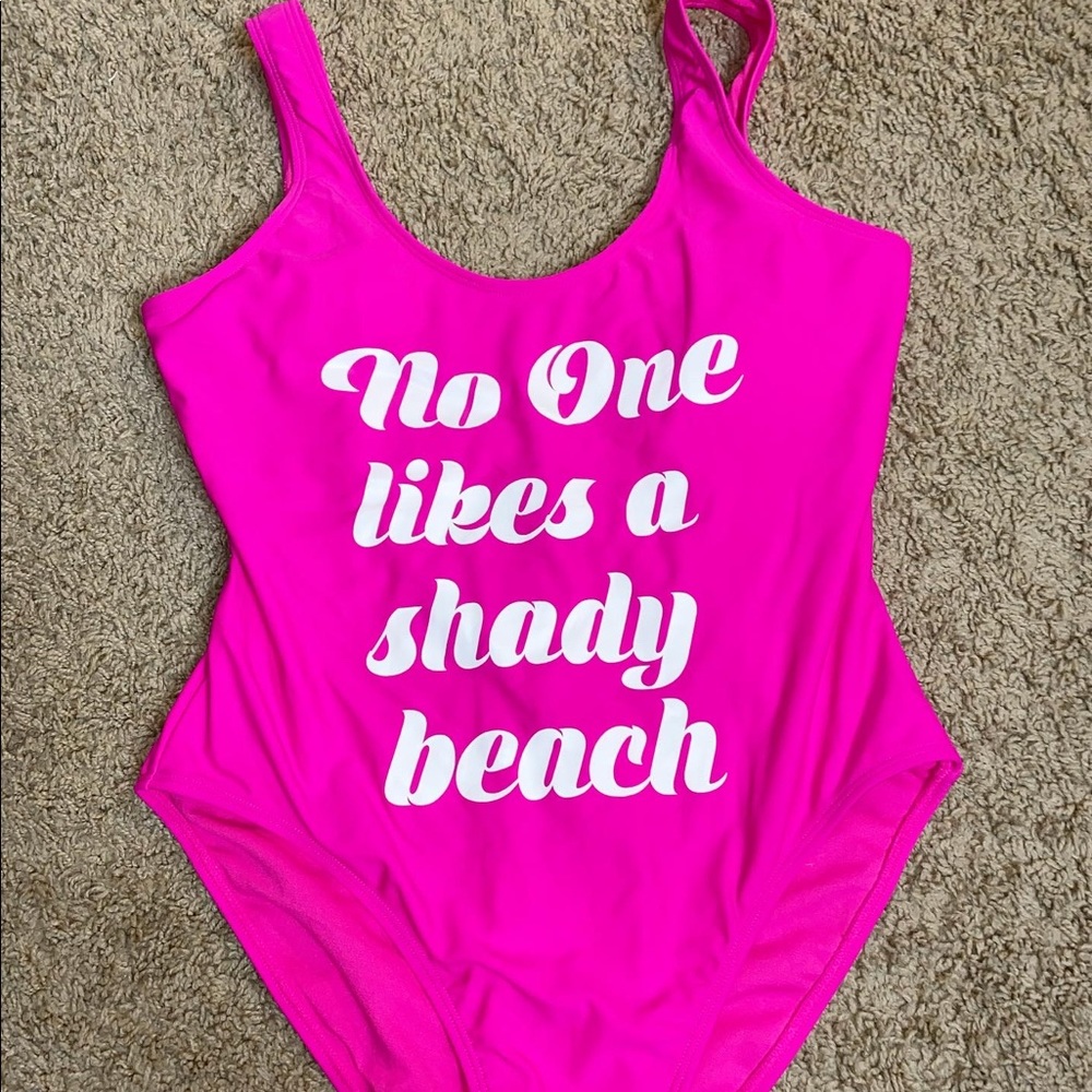One piece bathing suit